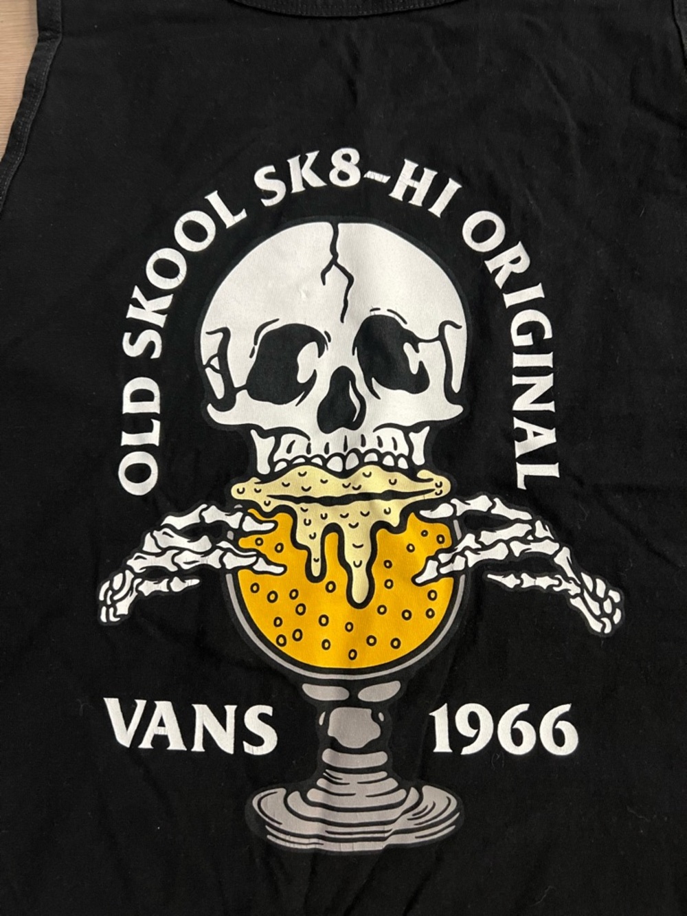 Mens Van Skull T-shirt Muscle
Shirt size Large